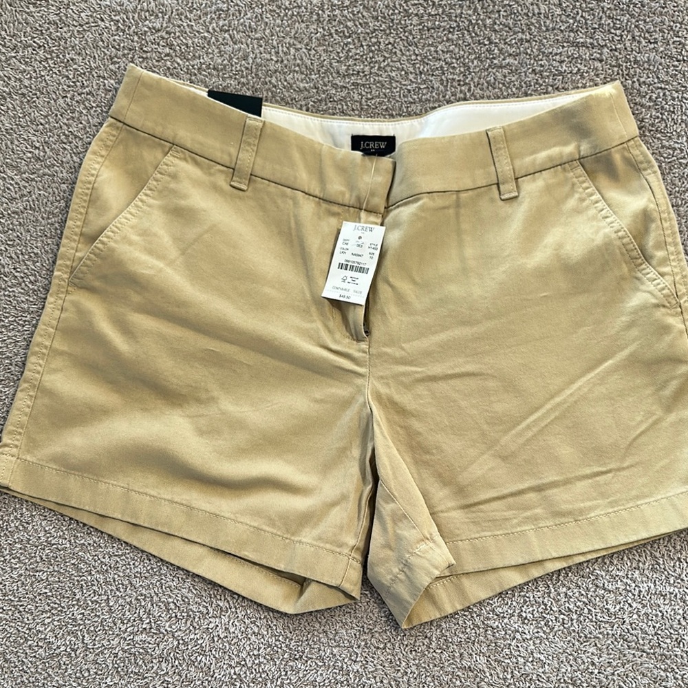 J. Crew Tan Bermuda Shorts Classic Style